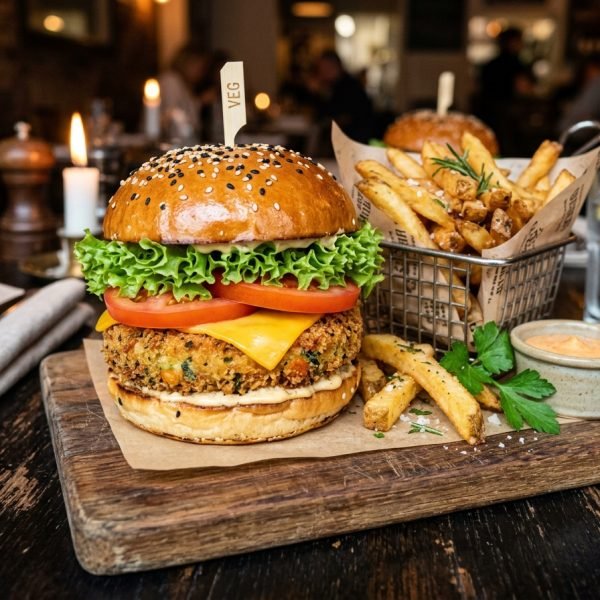 Crispy Veg Herb Burger