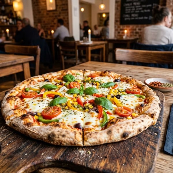 Margherita Classic Pizza (Self-Made Fresh Dough Base)