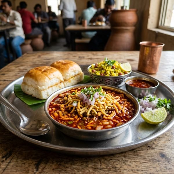 Special Kolhapuri Misal Pav (No. 2 Regional Hit / Shirdi Pilgrim Special)